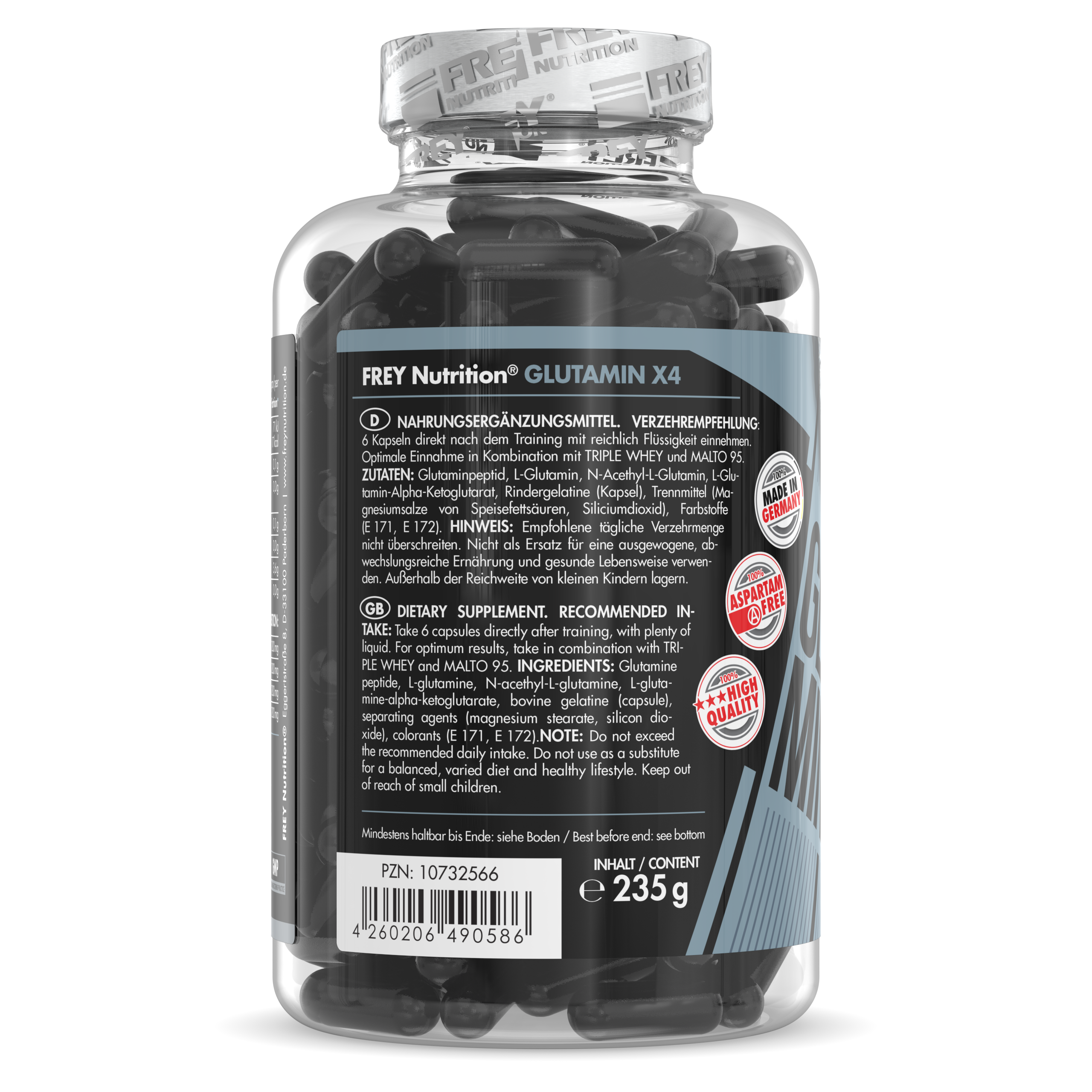 GLUTAMIN X4 - 250 KPS.