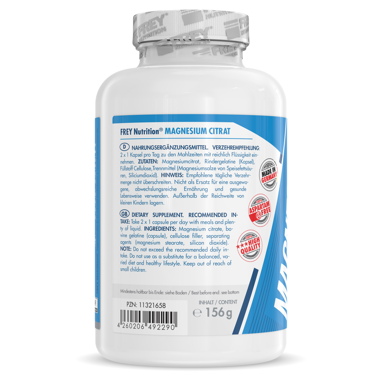 MAGNESIUM CITRATE – 120 CPS.