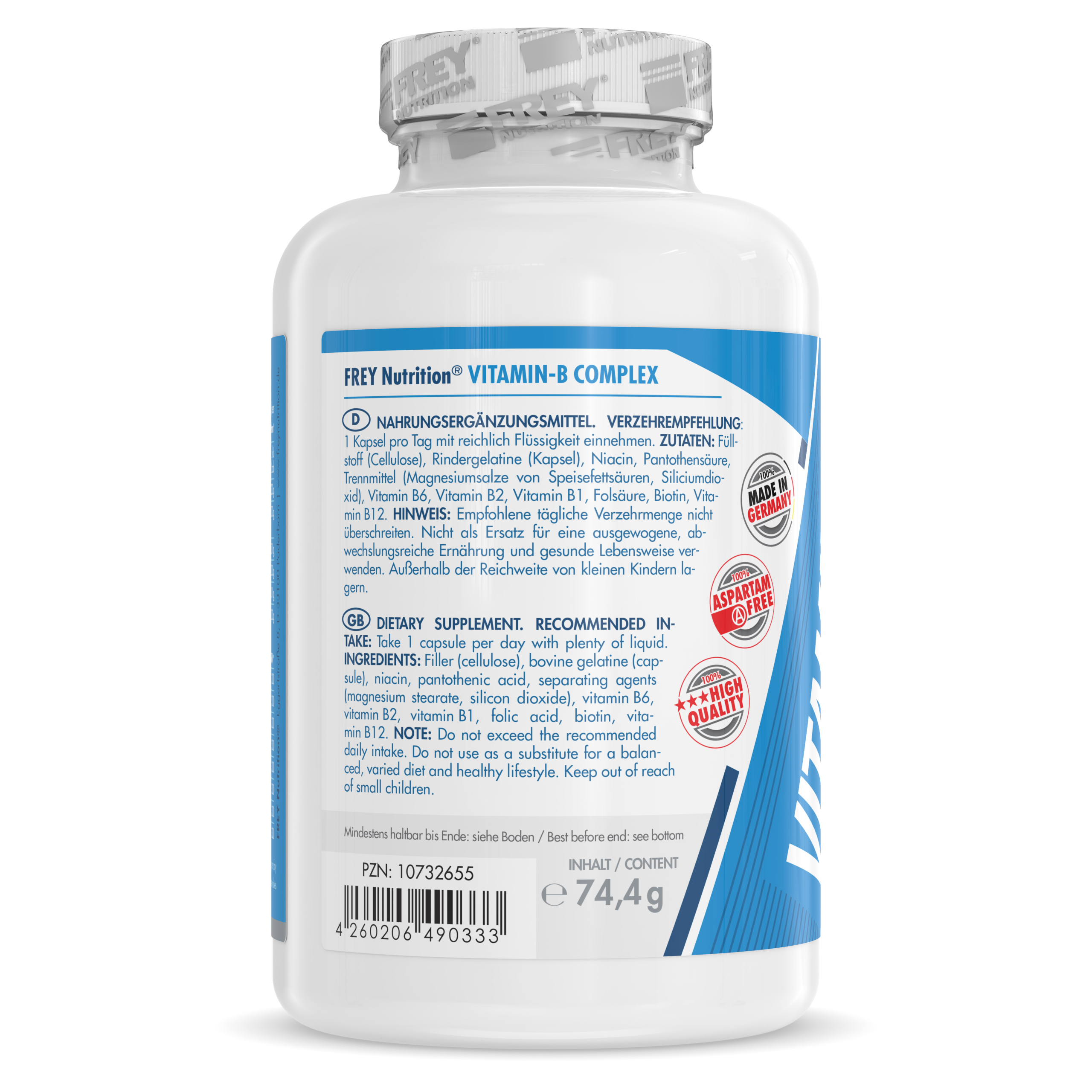 VITAMIN B COMPLEX – 120 CPS.