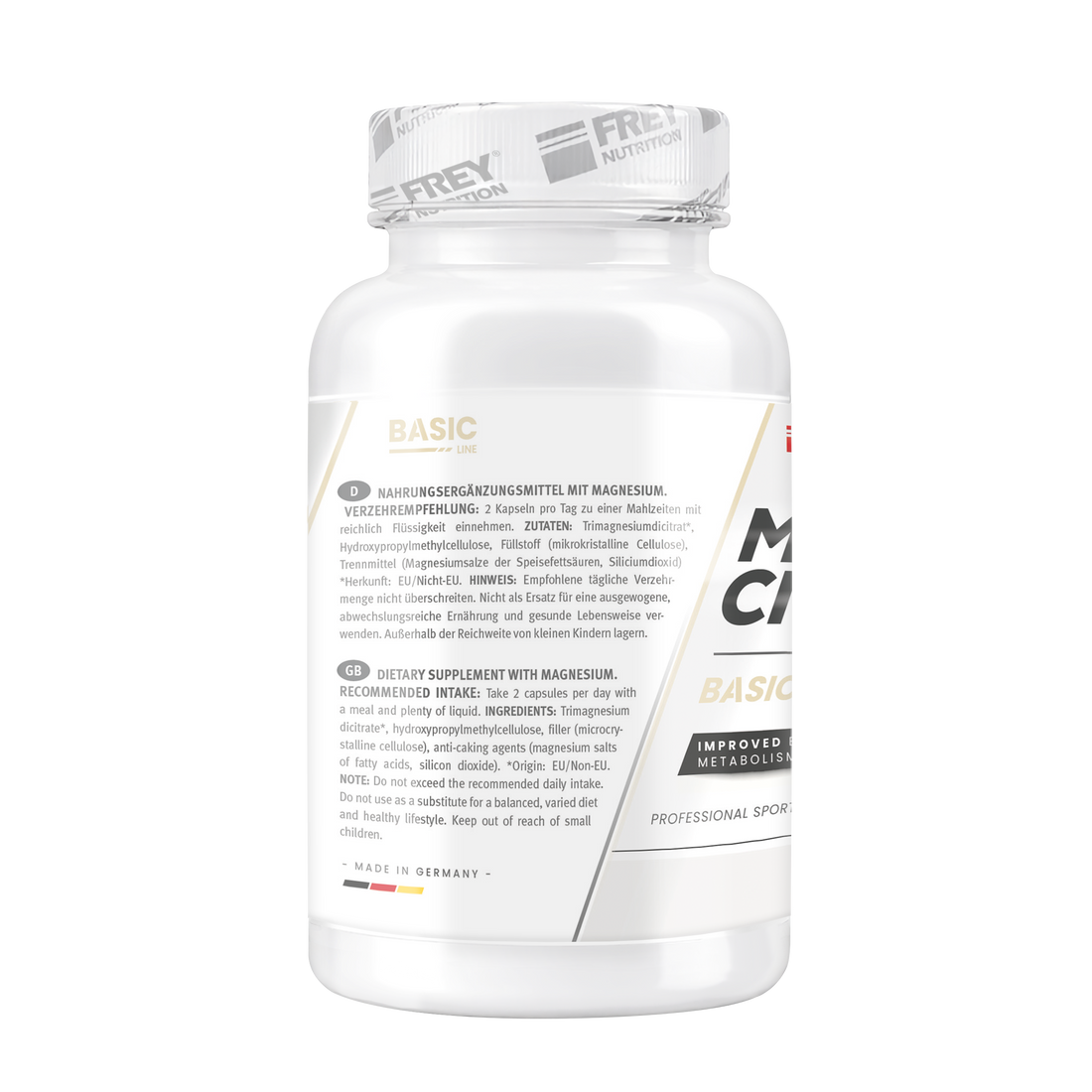 MAGNESIUM CITRATE – 120 CPS.