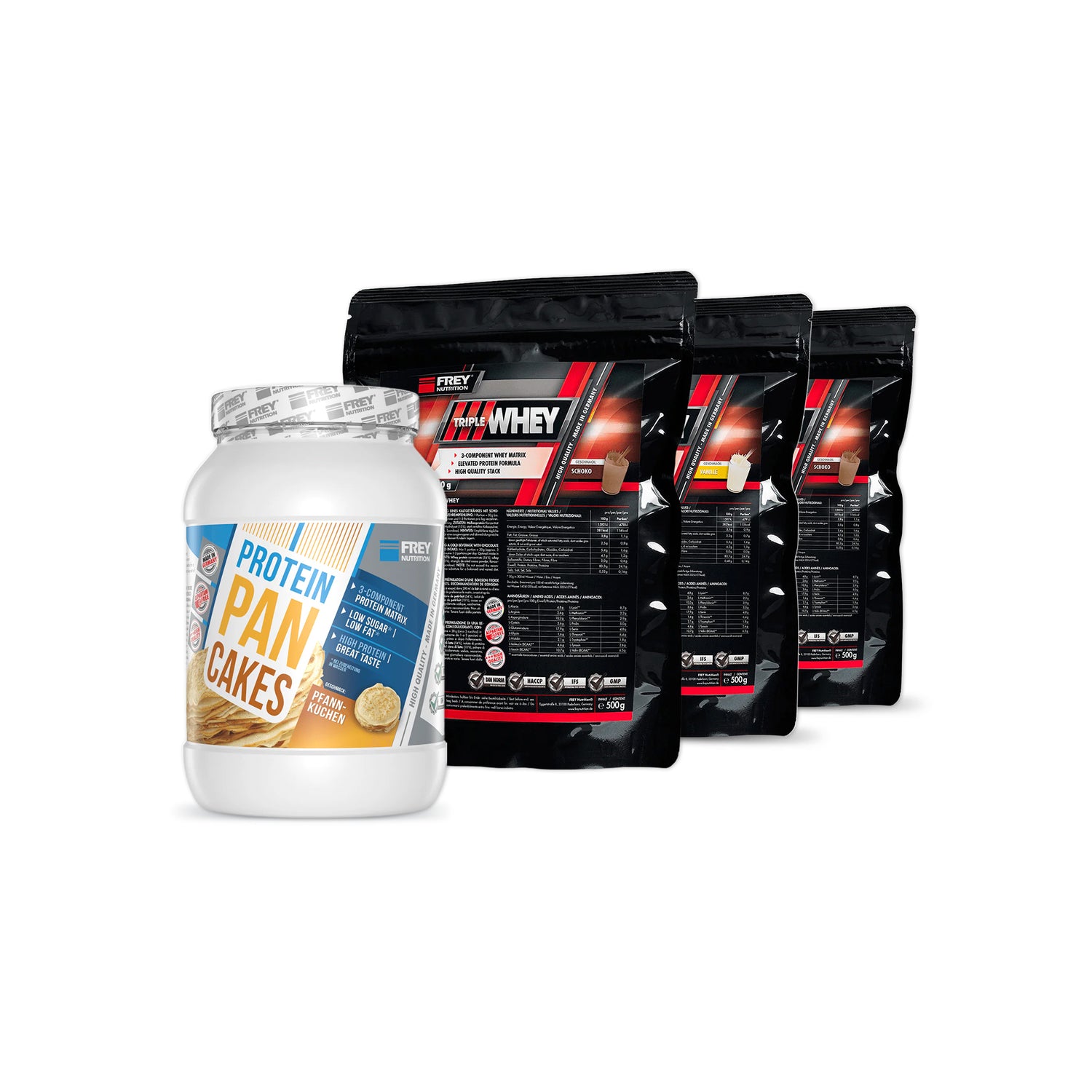 Triple Whey + Pancakes Bundle