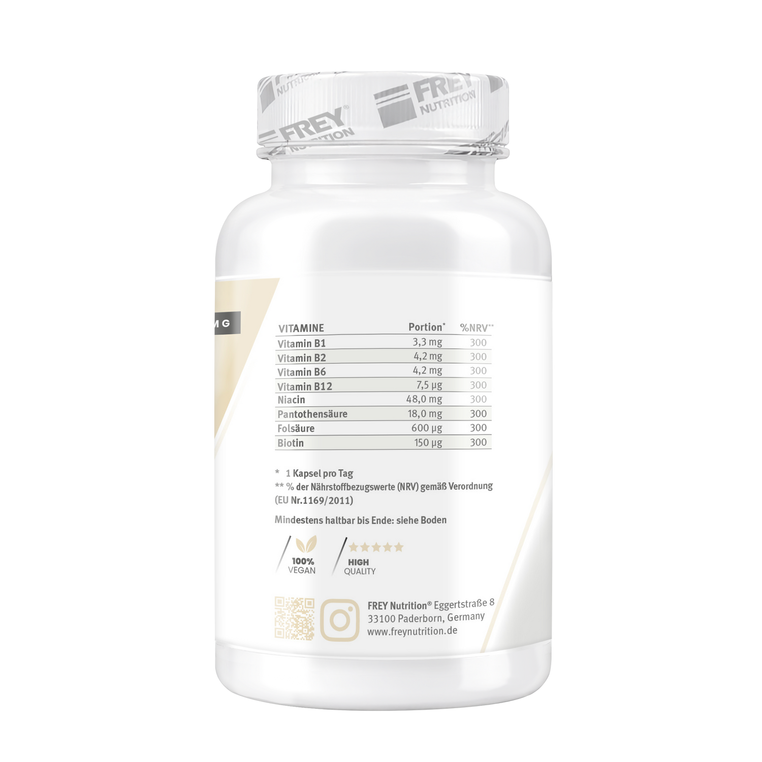 VITAMIN B COMPLEX – 120 CPS.