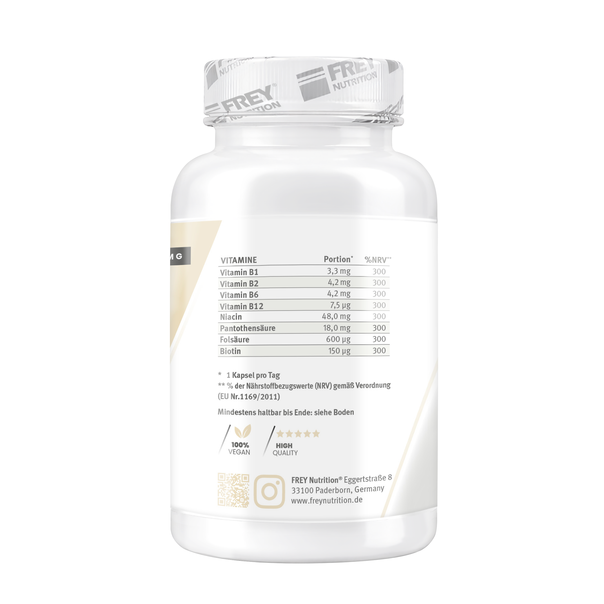 VITAMIN B COMPLEX – 120 CPS.
