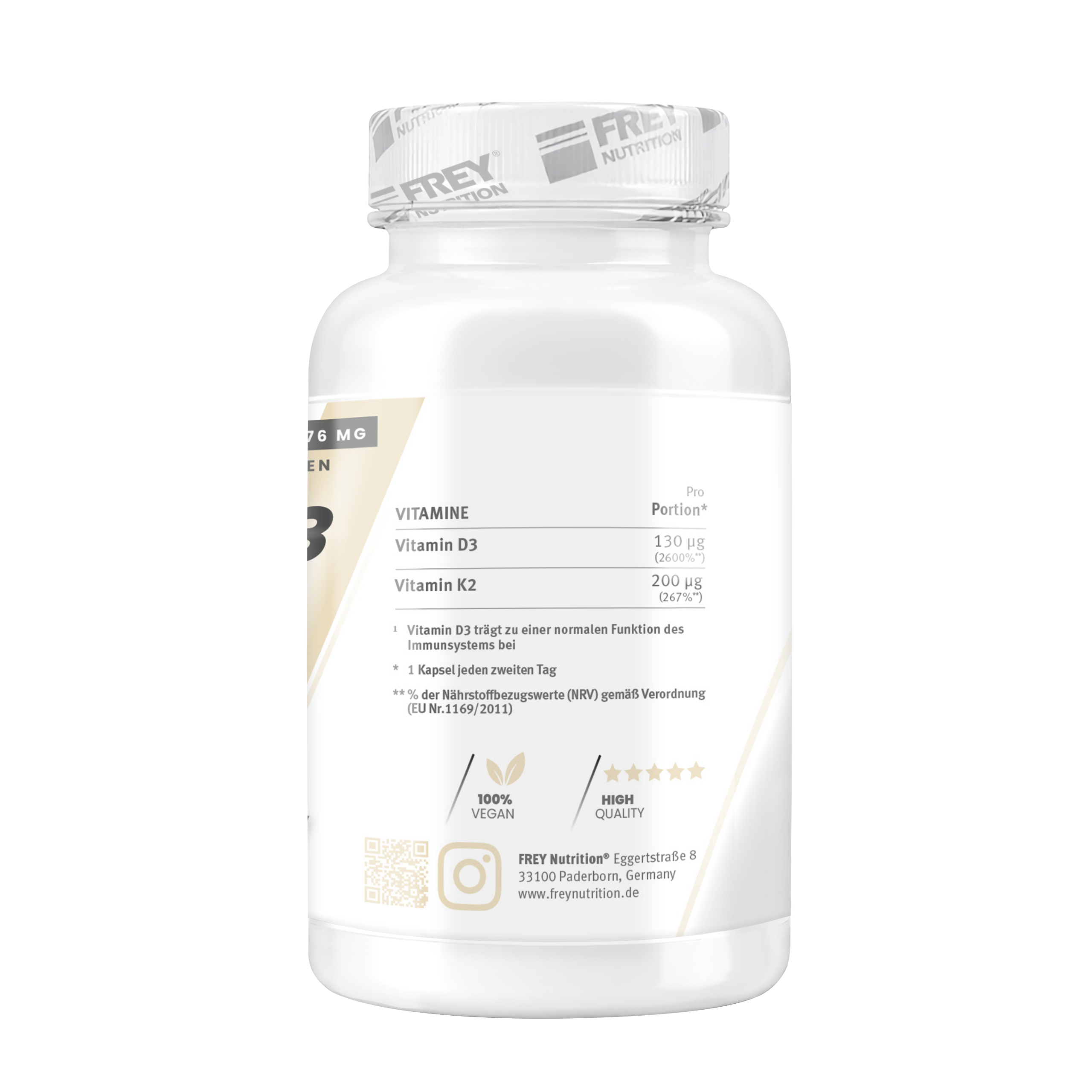 VITAMIN D3 + K2 FORTE – 90 caps.