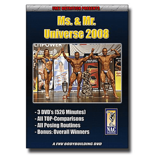 MS. & MR. UNIVERSE 2008 (NAC INT.) - Demo-Frey-Nutrition