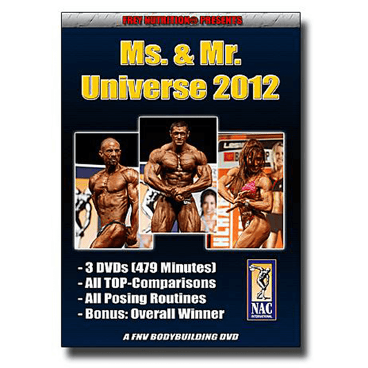 MS. & MR. UNIVERSE 2012 (NAC INT.) - Demo-Frey-Nutrition
