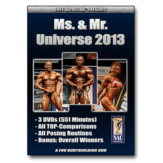 MS. & MR. UNIVERSE 2013 (NAC INT.) - Demo-Frey-Nutrition