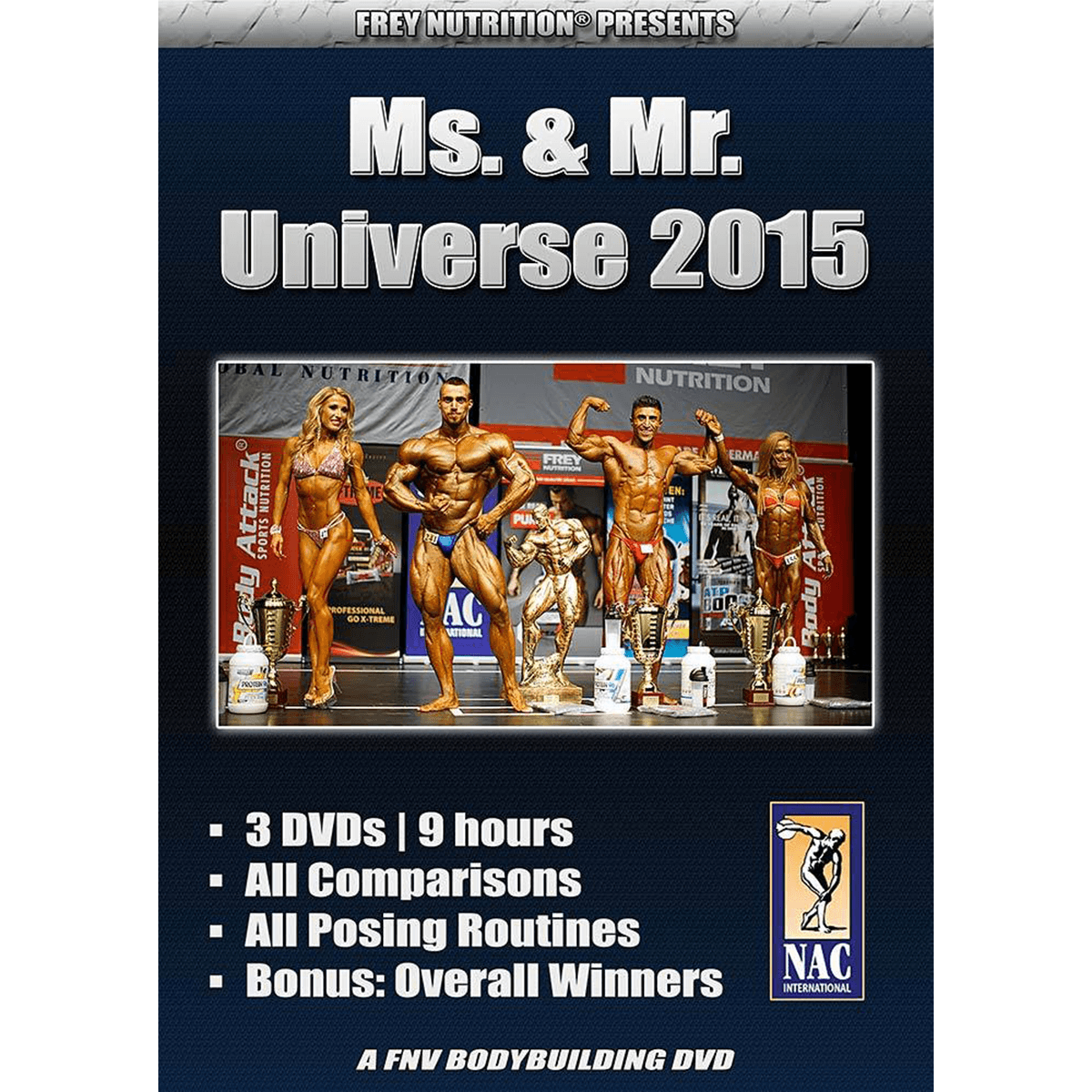 MS. & MR. UNIVERSE 2015 - Demo-Frey-Nutrition